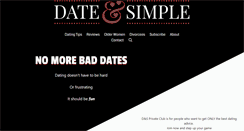 Desktop Screenshot of dateandsimple.com